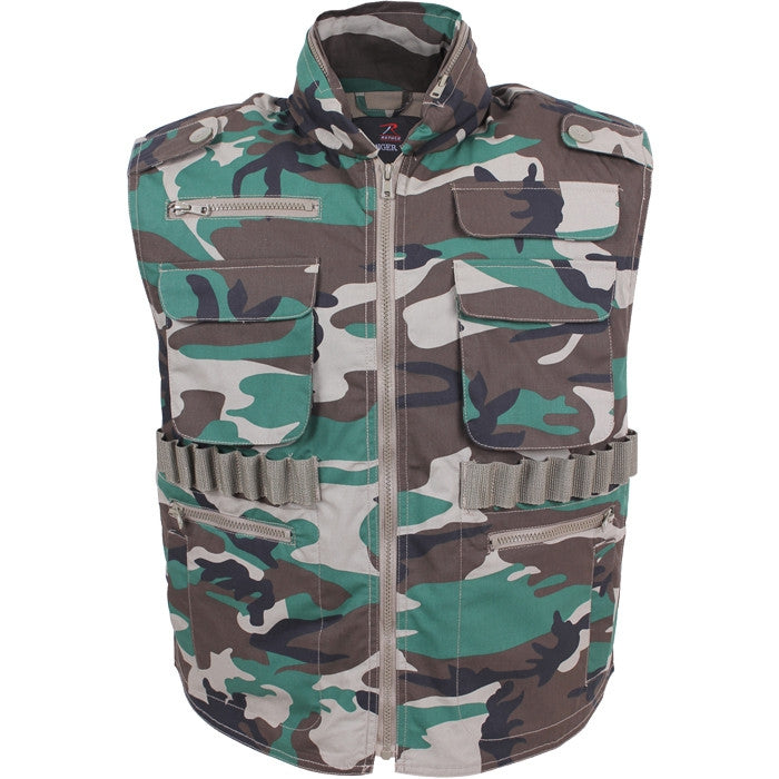 Woodland Camouflage - Tactical Outdoor Military Ranger Vest - Galaxy ...