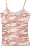 Baby Pink Camouflage - Womens Slim-Fit Tank Top
