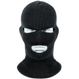 Black - Wintuck 3-Hole Face Mask - USA Made