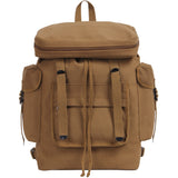 Coyote Brown - Canvas European Style Rucksack Backpack