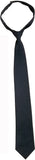 Black - Official Police Issue   Security Velcro Necktie - 20 in.