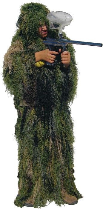 Woodland Camouflage - Kids Bushrag Ultralight Ghillie Suit