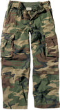 Woodland Camouflage - Kids Military Vintage Paratrooper Fatigues