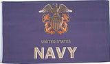 UNITED STATES NAVY 3-D Flag with Emblem 3' x 5'