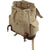 Khaki  Brown - Vintage Military Leather Trim Expedition Rucksack
