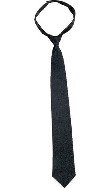 Black - Official Police Security Velcro Necktie