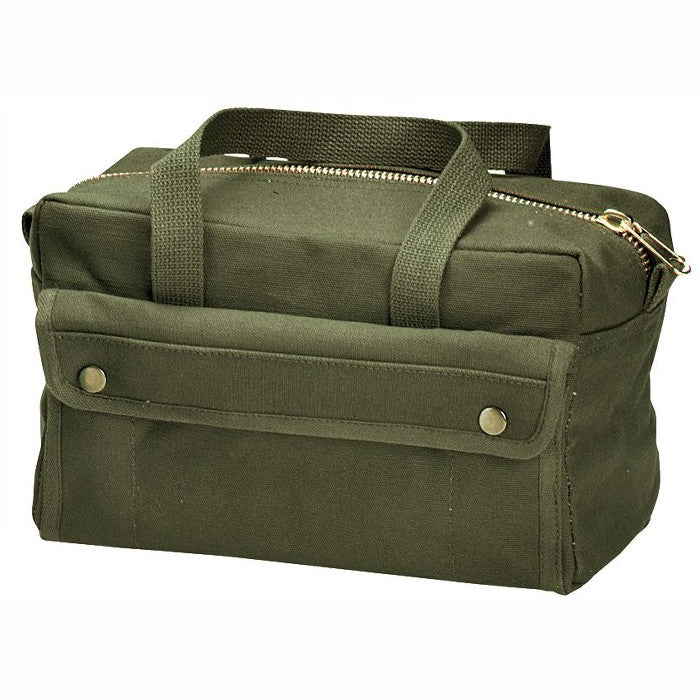 Olive Drab - Military GI Style Improved Mechanics Tool Bag - Cotton Canvas