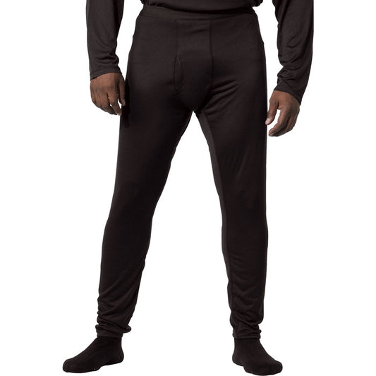 Black - ECWCS Generation III Silk Weight Base Layer Pants Lightweight Moisture-Wicking Cold Weather Thermal Bottoms