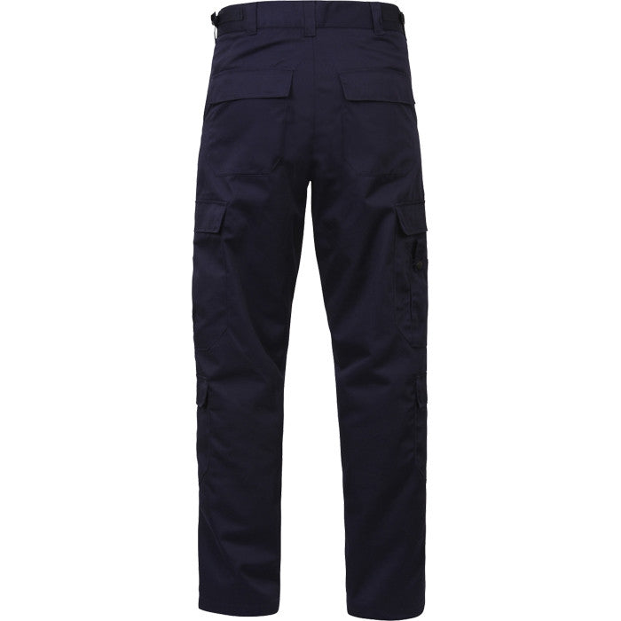 Midnight Blue - 9 Pocket EMT Pants - Polyester Cotton Twill - Cargo Work Trousers - Mens
