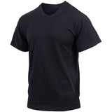 Black - Military GI Type Short Sleeve T-Shirt - Polyester Cotton