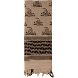 Tan - Gadsen Snake Tactical Desert Shemagh Scarf