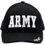 Black - ARMY Deluxe Adjustable Cap