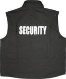 Black - Tactical Law Enforcement SECURITY Ranger Vest