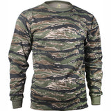 Tiger Stripe Camouflage - Military Long Sleeve T-Shirt