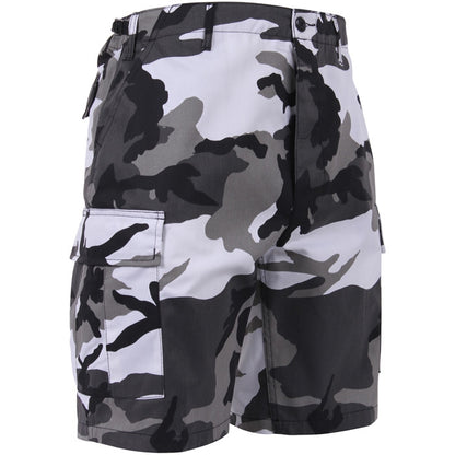 City Camo - Tactical Cargo BDU Shorts - Polyester Cotton Twill - Button Fly