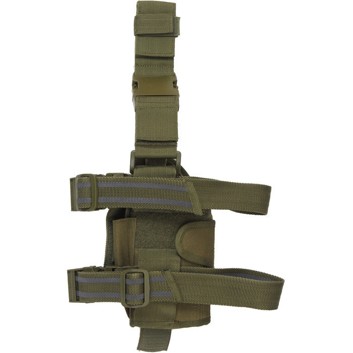 Olive Drab - Deluxe Leg Strap Adjustable Tactical Holster - Galaxy Army Navy