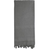 Grey - Solid Color Shemagh Tactical Desert Scarf