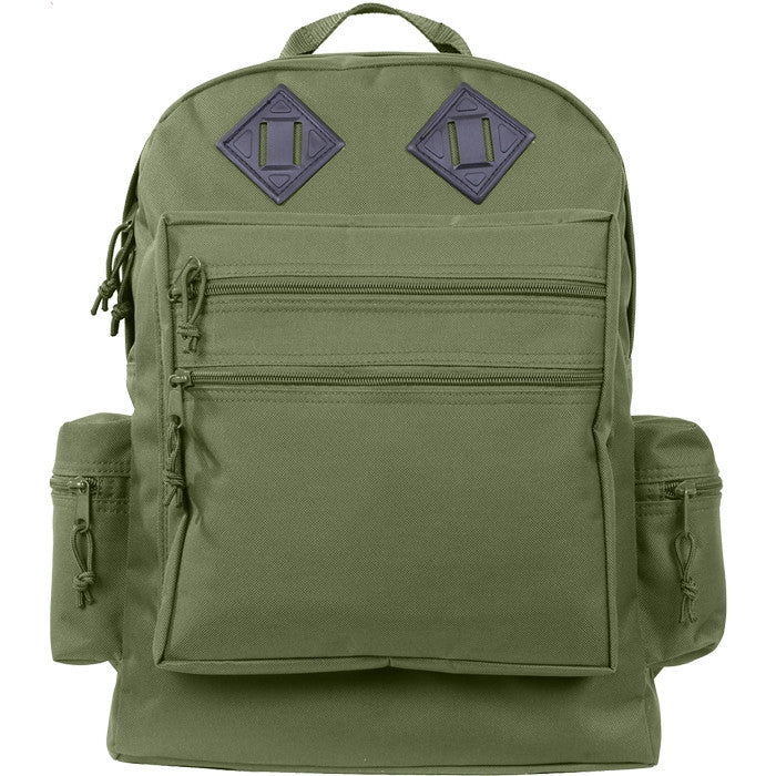 army backpack travel bag Olive Drab Camo Day Pack Military Backpack Travel School Book Bag Knapsack