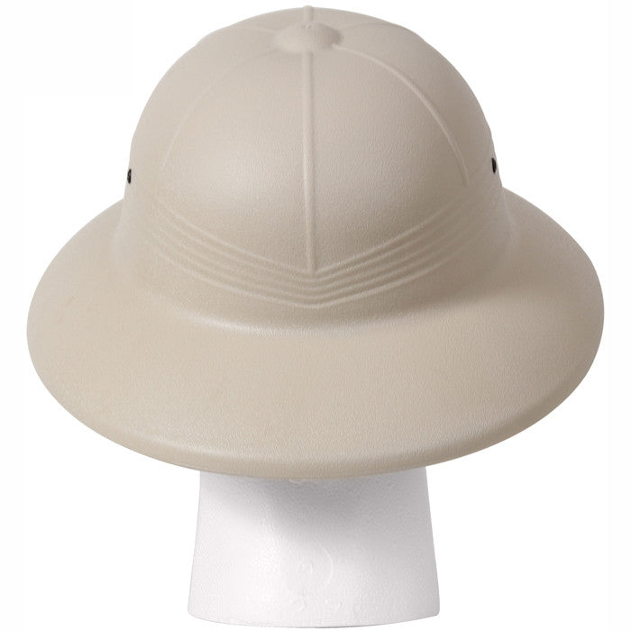 Khaki - GI Type Vietnam Style Pith Helmet - USA Made