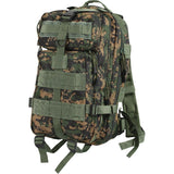 Digital Woodland Camouflage - Military MOLLE Compatible Medium Transport Pack