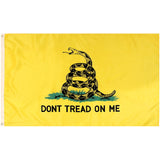 Yellow - Don't Tread On Me Flag - 2' X 3'