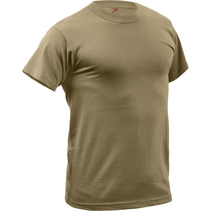 Coyote Brown AR 670-1 Mil-Spec 100% Polyester Quick Drying T-Shirt