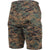 Digital Woodland Camouflage - Military Cargo BDU Shorts - Polyester Cotton Twill