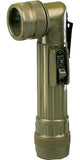 Olive Drab - Military GI Style C-Cell Anglehead Flashlight