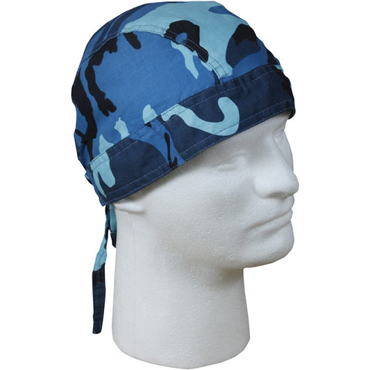 Sky Blue Camouflage - Military Headwrap