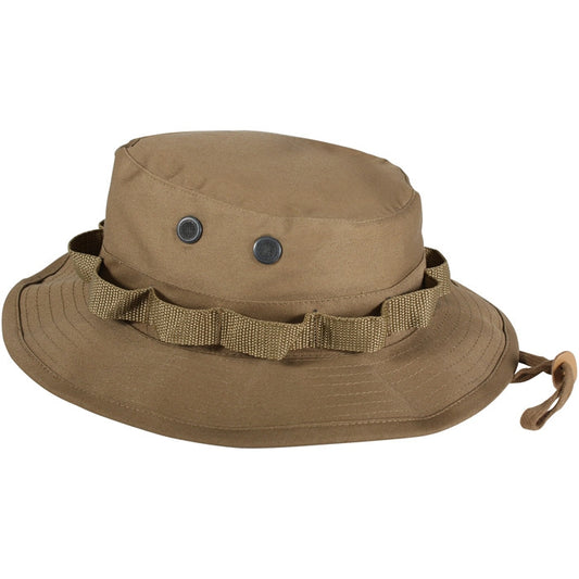 Coyote Brown - Tactical Military Boonie Hat - Polyester Cotton