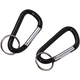 Black - Accessory Carabiner Set with Key Ring