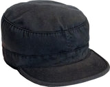 Black - Military Vintage Fatigue Cap