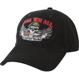 Black - KILL 'EM ALL Low Profile Deluxe Adjustable Cap