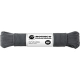 Charcoal Grey - Polyester 550 LB Tested 100 Feet Paracord Rope