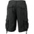 Black - Vintage Infantry Utility Army BDU Cargo Shorts - Heavyweight Cotton - Zipper Fly