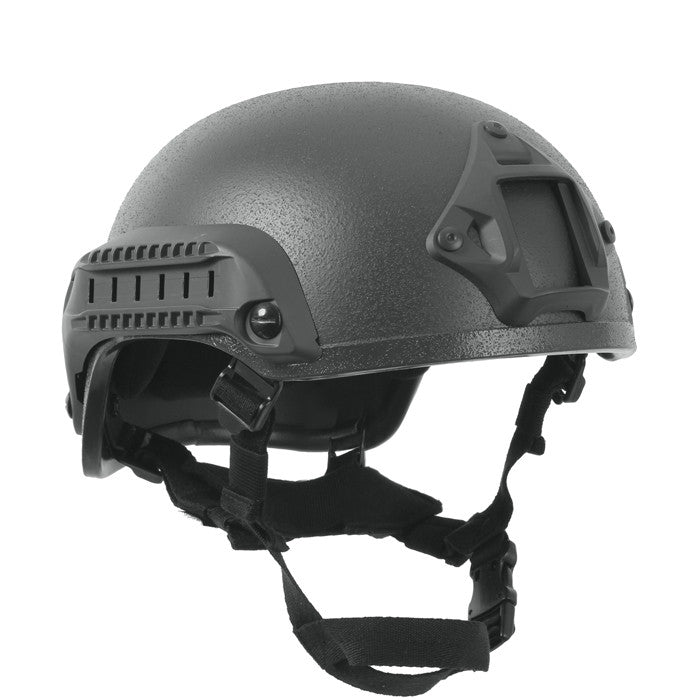 Black - Military Style Base Jump Airsoft Helmet