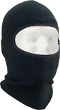 Black - Polar Fleece One Hole Balaclava