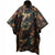 Woodland Camouflage - GI Enhanced Military Style Poncho - Polyester Ripstop