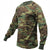 Woodland Camouflage - Military Long Sleeve T-Shirt