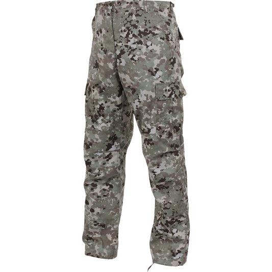 Total Terrain Camouflage - Tactical BDU Pants Cargo Fatigues - Poly/Cotton Twill - Button Fly