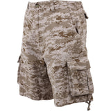 Digital Desert Camouflage - Vintage Military Infantry Utility Shorts