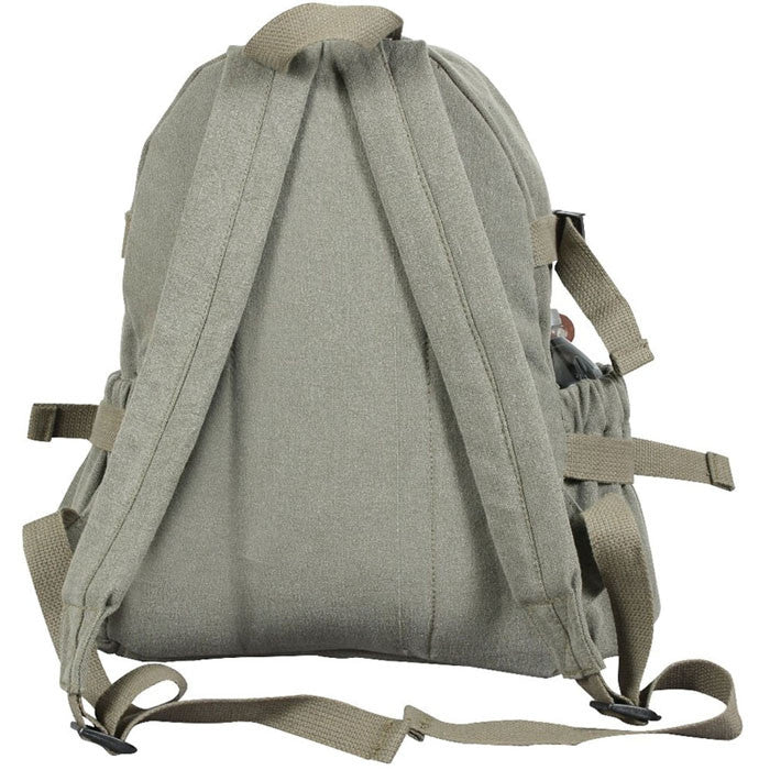 Olive Drab Military Vintage Mini Backpack
