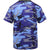 Electric Blue Camouflage - Military T-Shirt