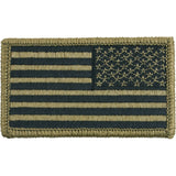 OCP Camouflage - Reversed US Flag Patch with Hook and Loop Closure