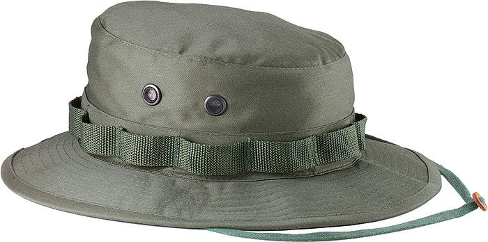 Olive Drab - Military Boonie Hat - Cotton Ripstop - Galaxy Army Navy