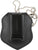 Black - Leather Police Badge Holder with Clip