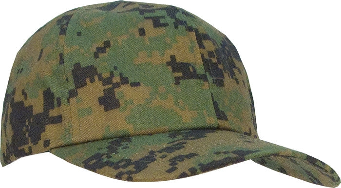 Digital Woodland Camouflage - Kids Military Adjustable Baseball Cap