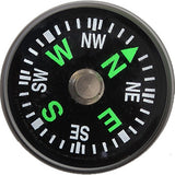 Black - Paracord Bracelet Compass Accessory