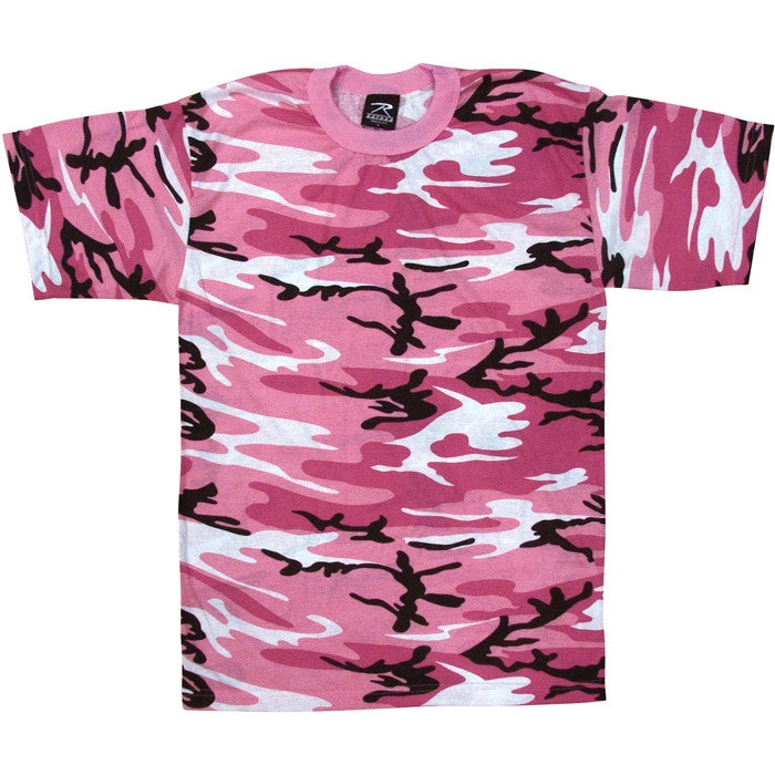 Pink Camouflage - Kids Military T-Shirt