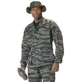 Tiger Stripe Camouflage - Military BDU Shirt - Polyester Cotton Twill